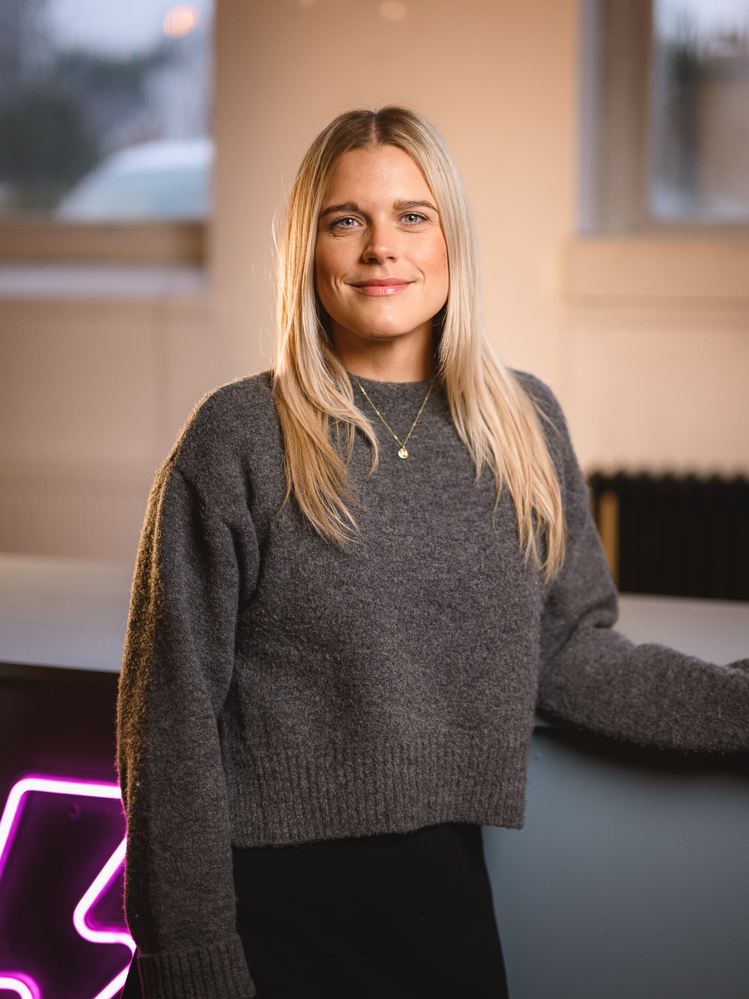 Porträtt på Maria Karlsson.