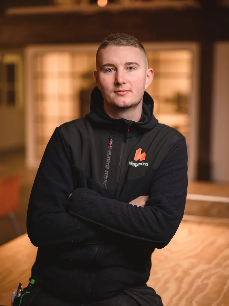 Porträtt på Christoffer Månsson.